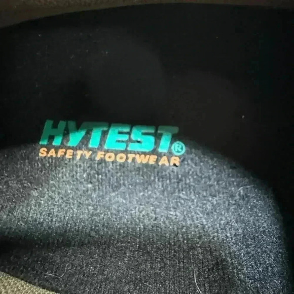 Hytest Safety Foot Wear Brown AVERY Steel Toed Work Shoe Size 11 - Picture 3 of 9